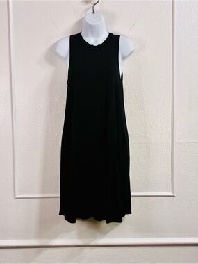 Santé M. Cicca Classic Black Sleeveless Midi Dress Sz.S